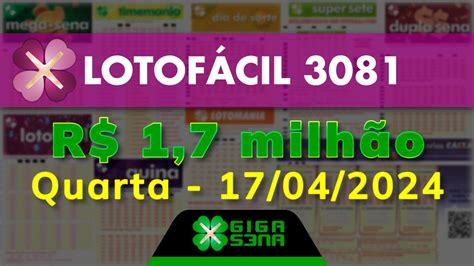 lotofácil 3081 giga sena - resultado loto facil ginga sena